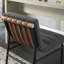 Chaise à hauteur de comptoir en tissu H 17,75 po Marlet-354126986