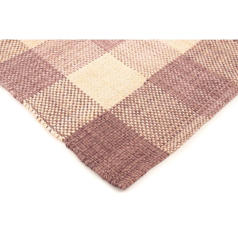 Plaid Hand Woven Area Rug, Rectangle 160 x 230cm