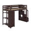 Lit mezzanine simple avec tiroirs et escaliers-1749536585