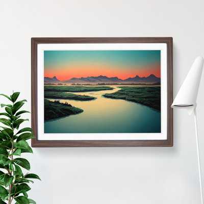 Mountain River Vol.5 - Framed Print
