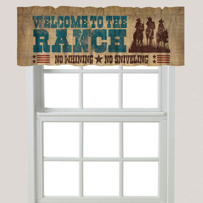 Donald Abstract Tailored Window Valance