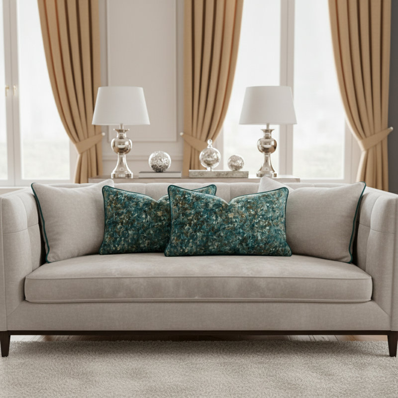 Tatum Velvet Rectangular Pillow Cover & Insert