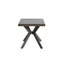 Table en aluminium coulé