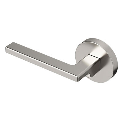 Dune Single Dummy Door Lever Modern Concealed Design Non-Turning for (Closet, Pantry or Hallway) – Sleek Minimalist Style in Brushed Nickel