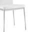 Ensemble de chaises de salle à manger de style moderne pour 4 personnes avec cuir PU confortable et pieds de chaise chromés
