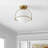 Linnea Glass Flush Mount