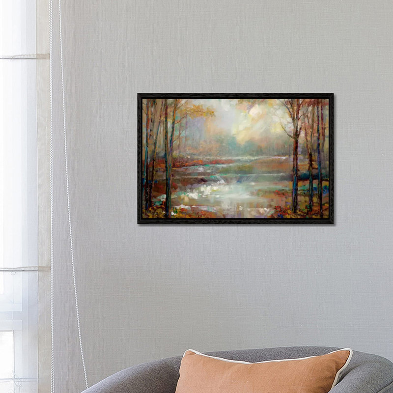 Magical Spring by Ruane Manning - Wrapped Canvas Rectangle Print, Black Floater Framed, 66.04 cm H x 45.72 cm W