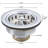 Post Style Kitchen Sink Basket Strainer with Waste Disposal Flange and Stopper Set-21699109