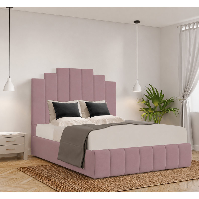 Balzhan Upholstered Ottoman Storage Bed, Small Double (4'), Lilac