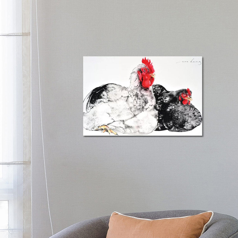 Hensome Pair IV 1 Piece Wrapped Canvas Wall Art, 20.32 cm H x 30.48 cm W