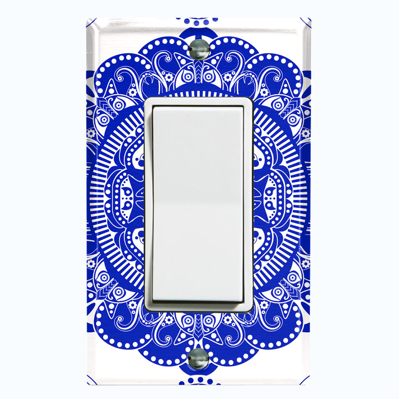 1 plaque murale décorative, Bleu