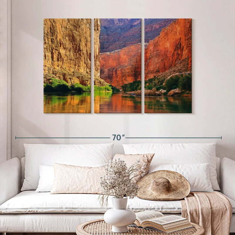 Gorge murale rouge Alvord, H 32 po x l 50 po
