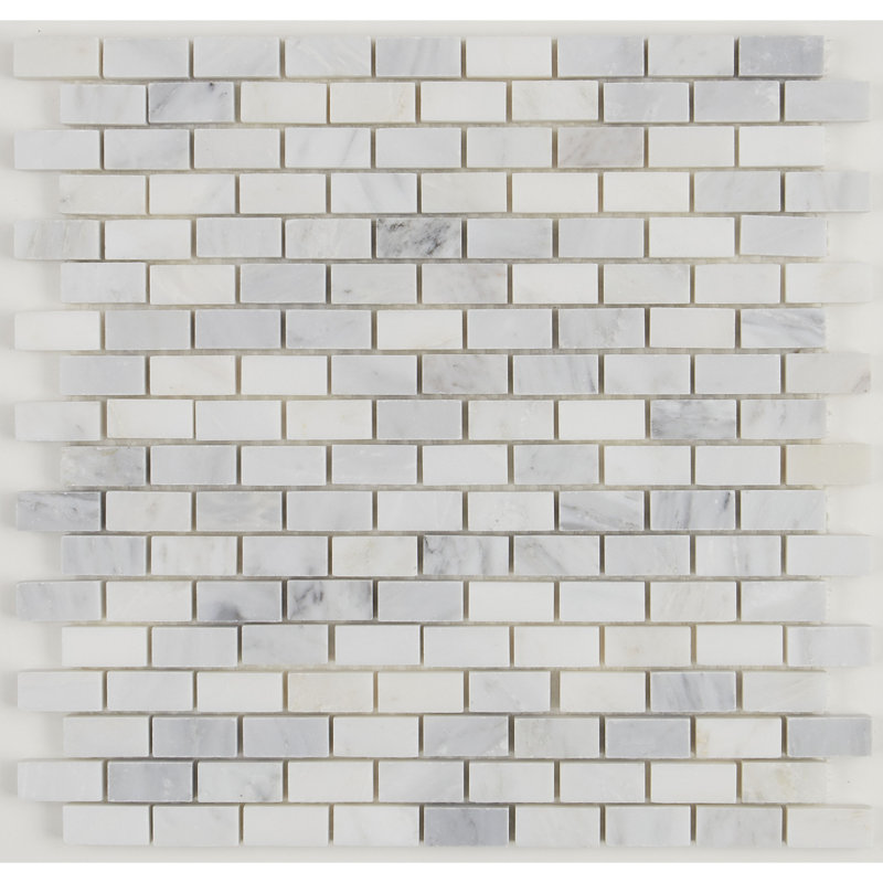 12" x 12" Natural Stone Brick Joint Mosaic Wall Tile