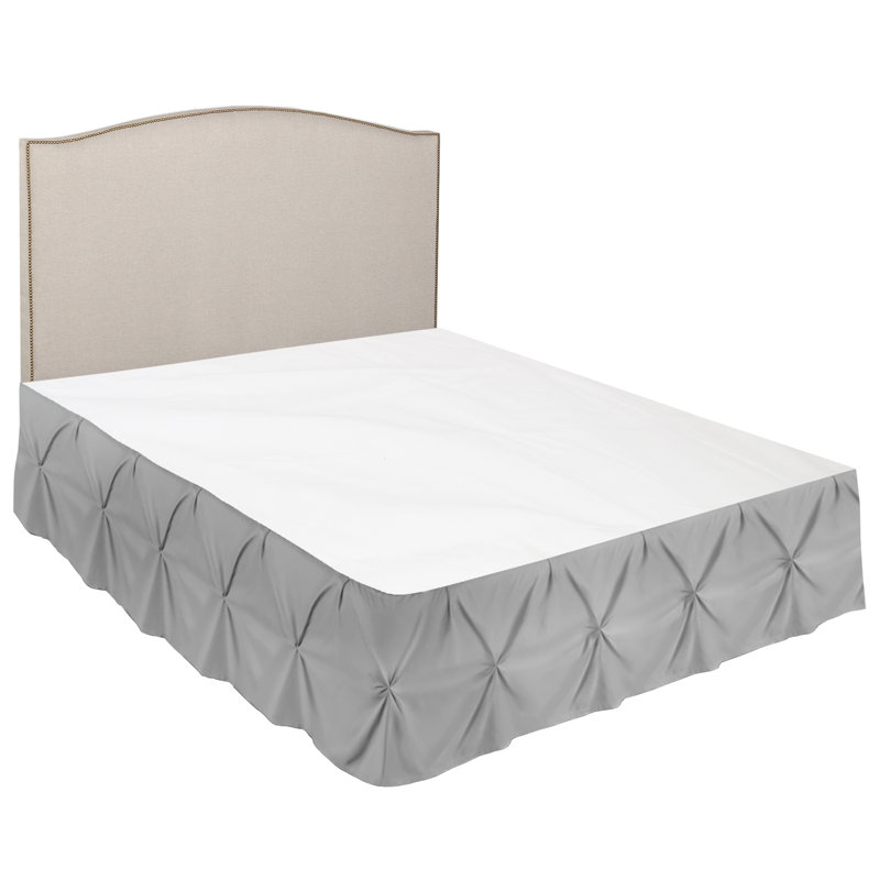 Tailored Bed Skirt, Twin, Silver
