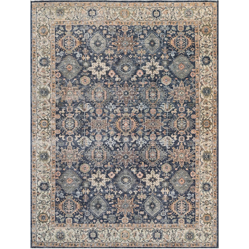 Tapis rectangulaire en laine noué à la main, Rectangle 10 pi x 14 pi