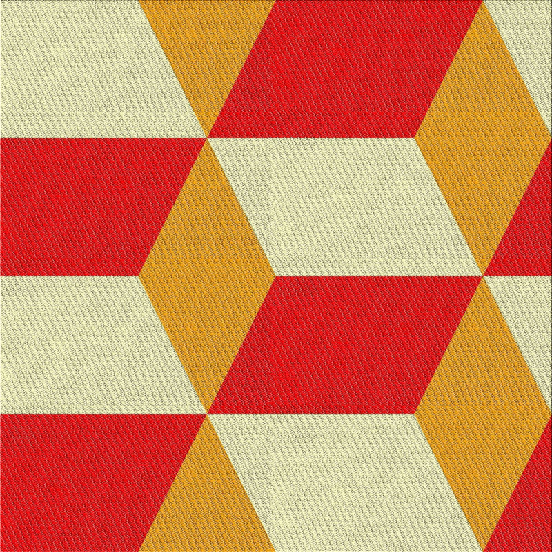Ranney Geometric Indoor Rug, Square 4'