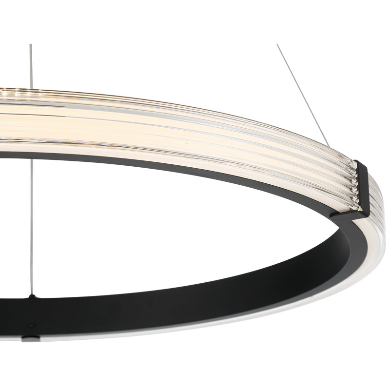 Panache 3CCT LED Pendant - Matte Black Finish, Matte Black