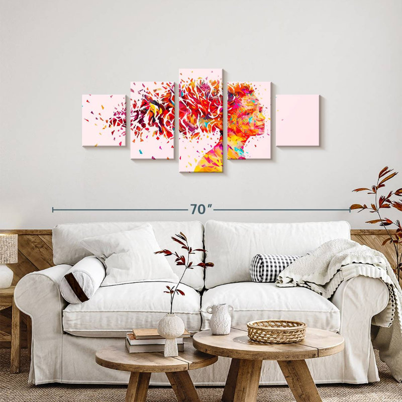 Wind, 24" H x 55" W