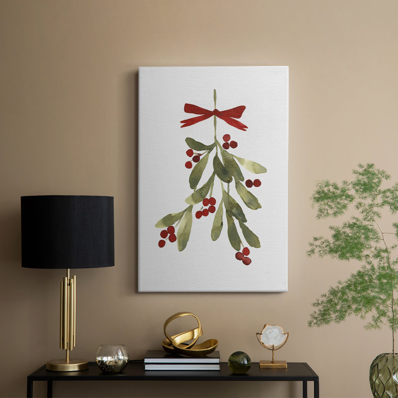 Mistletoe Bow I - galerie sur mesure, H 18 po x l 12 po