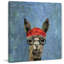 « hipster llama », reproduction sur toile tendue-2077230054