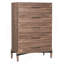 Commode à cinq tiroirs pour chambre à coucher