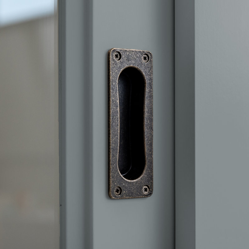 Anneros Display Cabinet, Traffic Grey
