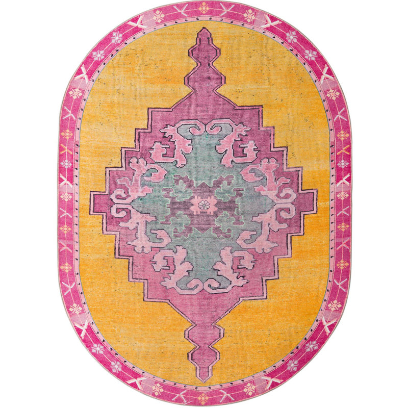 Oppie Oriental Indoor Rug, Oval 7'6" x 10'6"