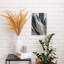 Natural Succulent Form With Shallow Focus And Neutral Teal Tones by Stephanie Klatt - Wrapped Canvas Print-695093706
