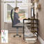 Quapaw Metal Base Writing Desk