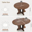 Extendable Round Dining Table-589651246