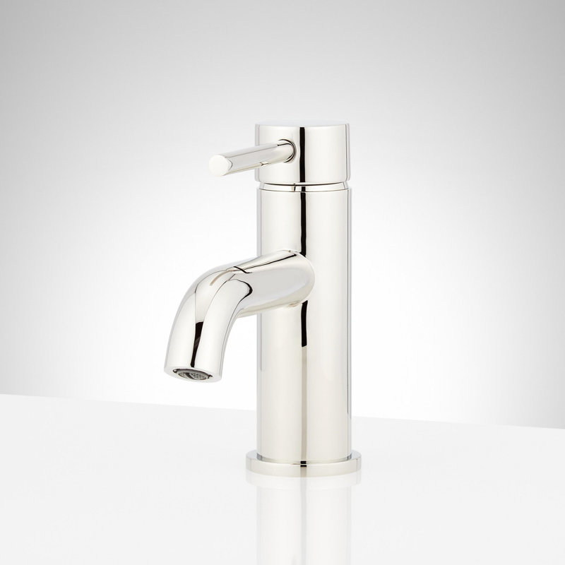 Lexia 1.2 GPM Single Hole Bathroom Faucet, Polished Nickel