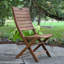 Chaise d'appoint d'extérieur Kinsler Eucalyptus-1868964227