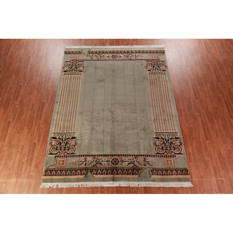 Tapis oriental rétro népalais 9 x 12