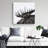 Moose plume - 32"x32" art on canvas