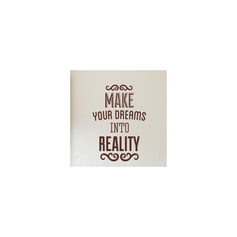 Non-Wall Damaging Wall Decal, Medium, Brown