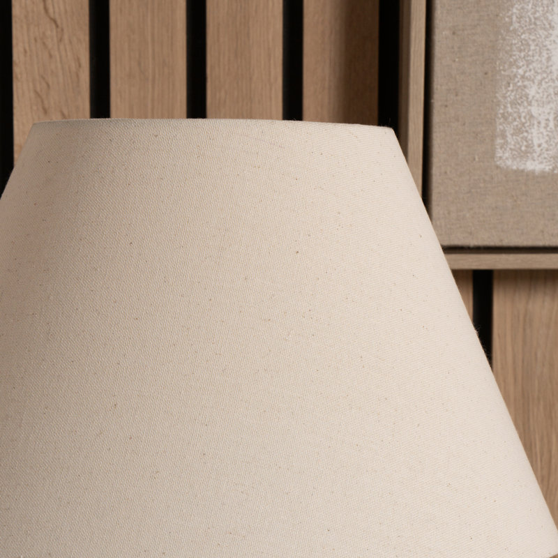 Deason Linen Empire Lamp Shade, 17cm H x 25cm W x 25cm D