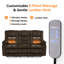 Canapé inclinable électrique 3 places avec massage par chaleur et vibrations, canapé inclinable sans gravité-1092122361