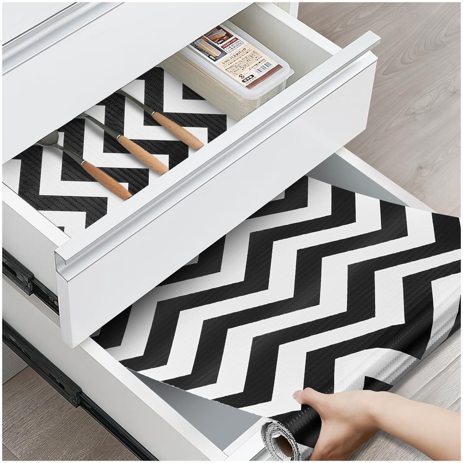 Latitude Run® Drawer And Shelf Liner, Non-Slip Kitchen Cabinet Liners ...