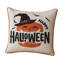 Housse de coussin d'Halloween citrouille brodée Halloween