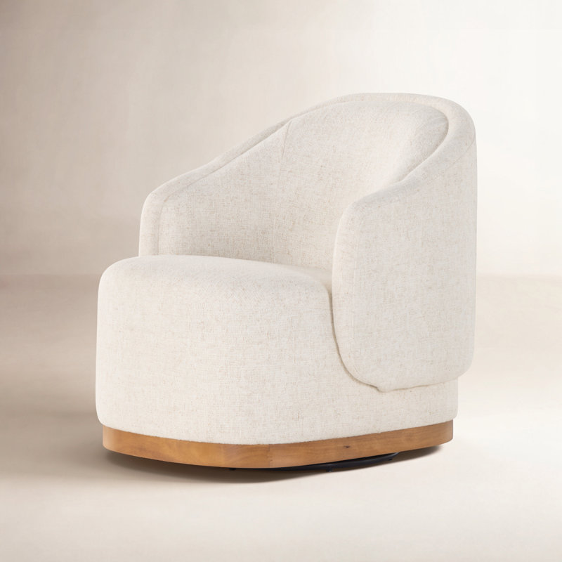 Norwood 28" W Swivel Barrel Chair