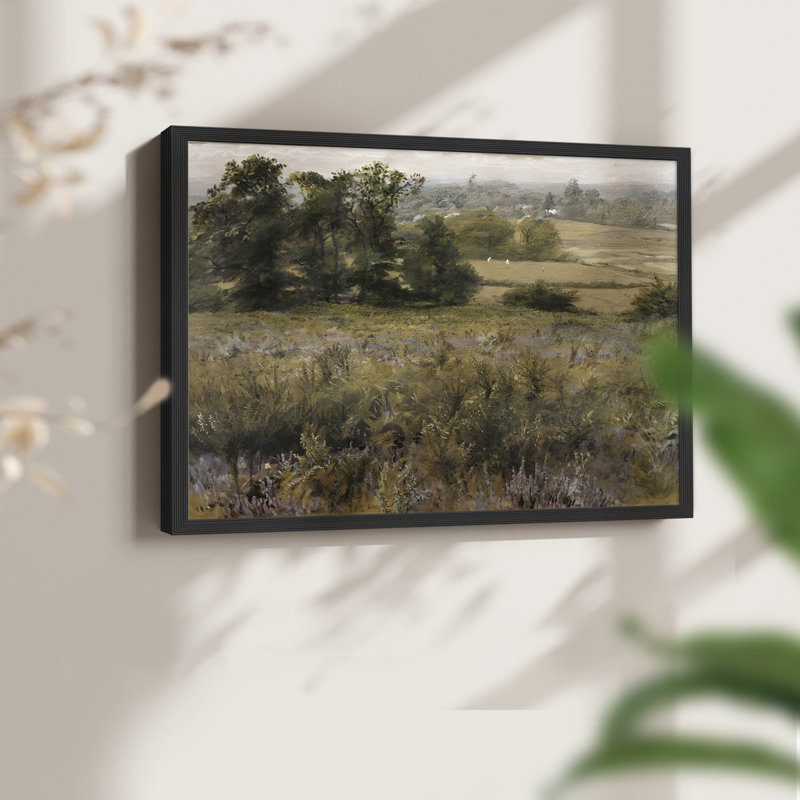 Paysages rétro - DCCCLIX - Reproduction encadrée - Restickable, H 8 po x l 10 po, Noir