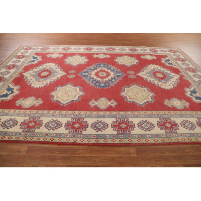 Handmade Kazak Oriental Area Rug