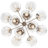 Steel Dimmable Globe Chandelier-1264815432-1264815431-1264815430