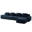 153'' Corduroy Sectional