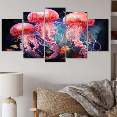 Winchester - Marine Animals Wall Decor - 5 Panels