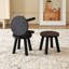Solid Wood Accent Stool-1193707164