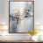 Brown Floater Framed Canvas
