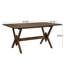 Table de salle à manger 63 "-1108023905