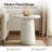 Watterson 22''Tall Modern Concrete Top End Table with Simple Assembly-457021674