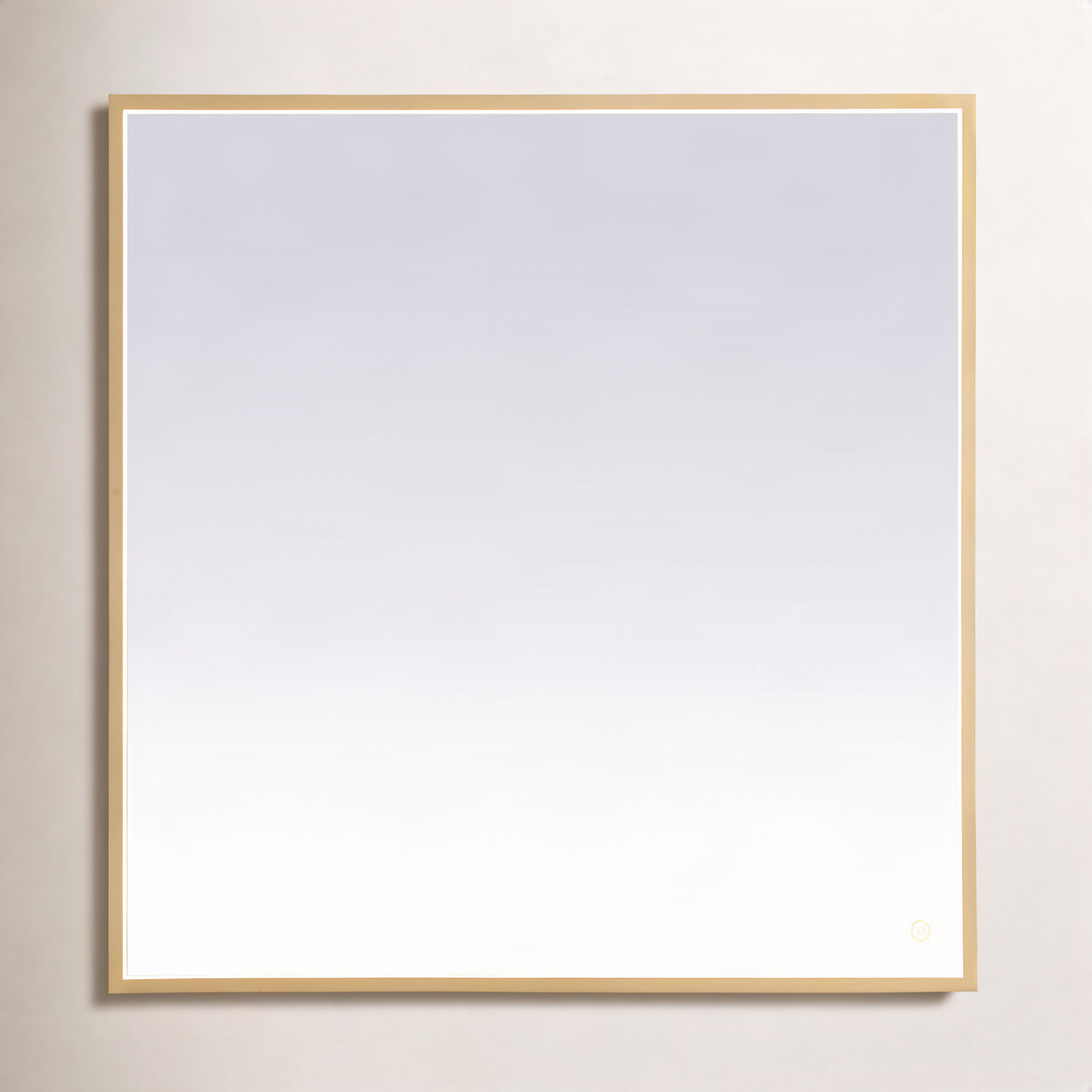 Piche Aluminium Mirror, 36" x 36", Brass